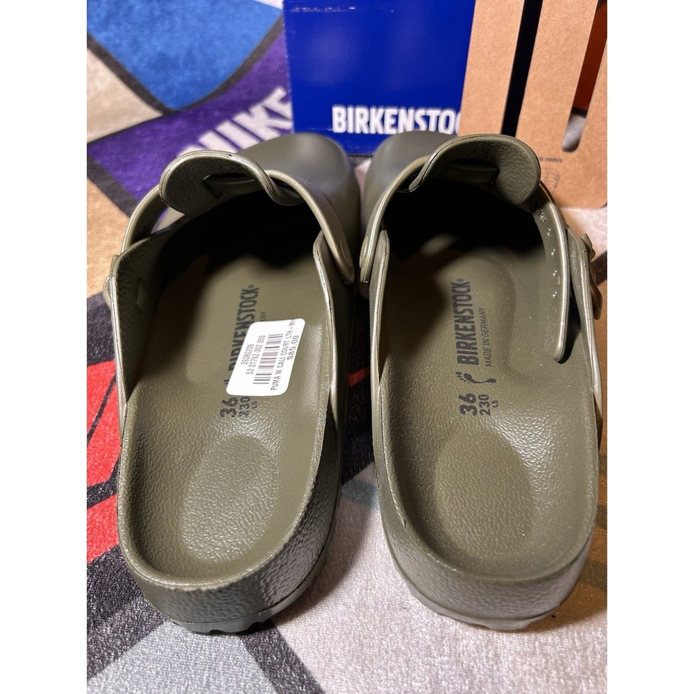 Birkenstock Boston Eva Khaki Size 36 / US L 5.0 M 3.0 - Picture 3 of 7